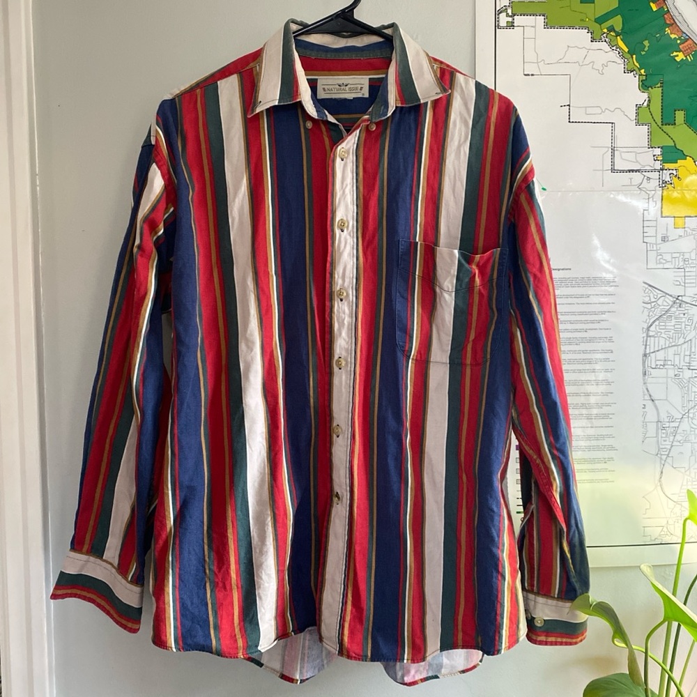 Striped Multicolor Men's Shirt